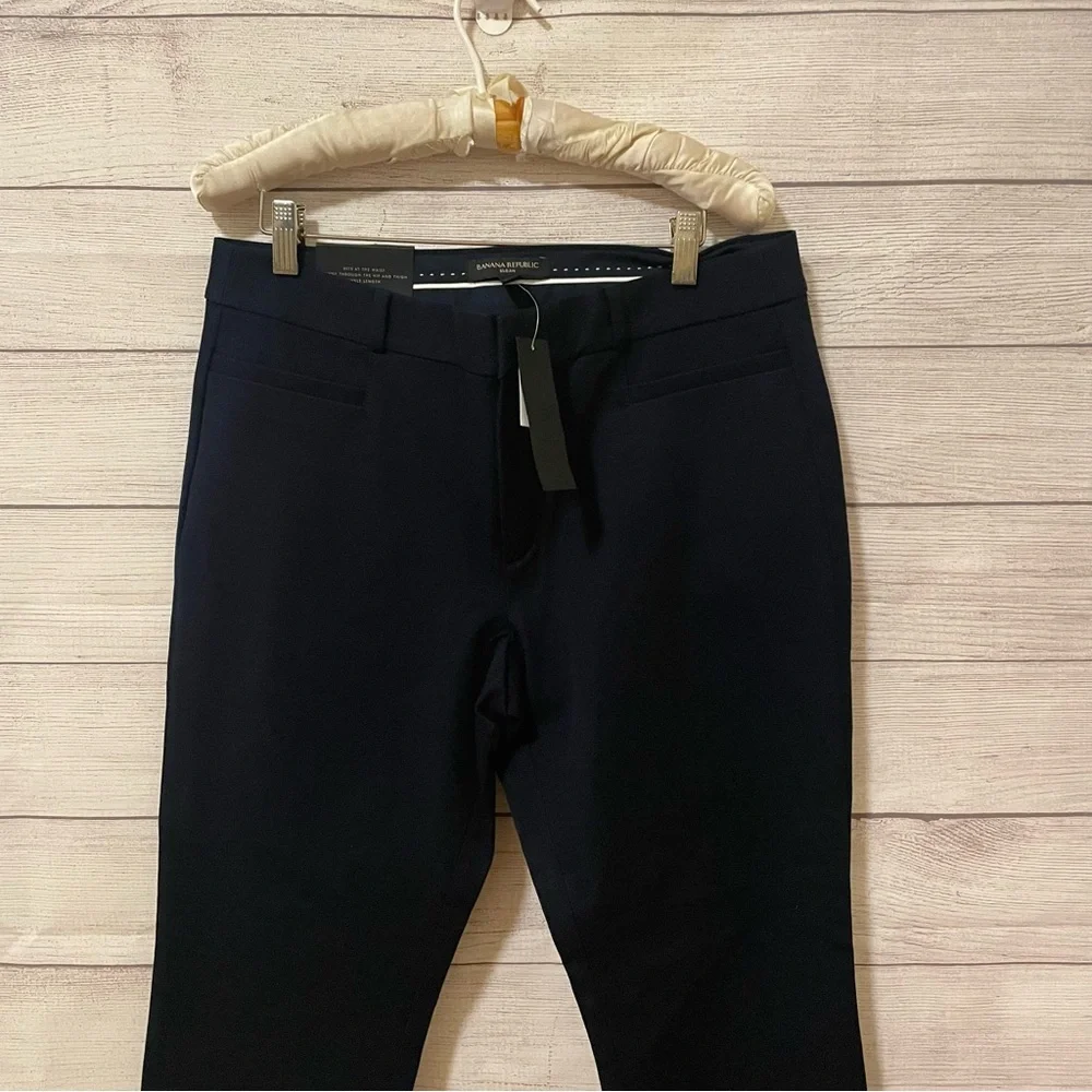 NWT | Banana Republic Modern Sloan Pants | Navy Blue - Picture 3 of 5